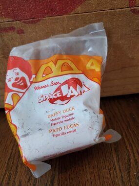Vtg NEW 1996 McDonald’s Space Jam Happy Meal Toy #4 Daffy Duck Looney Tunes
